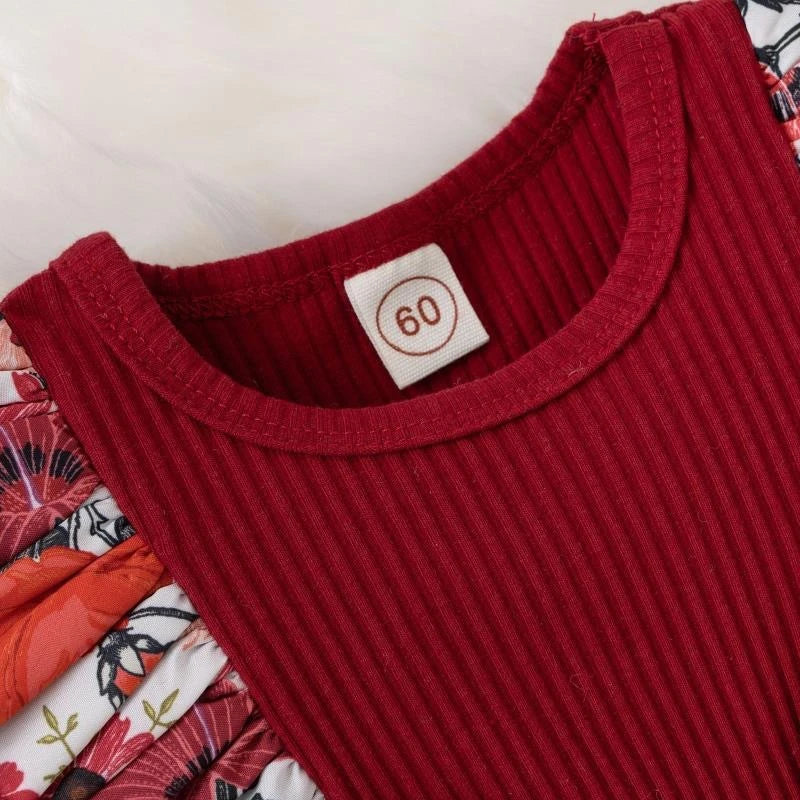 Summer Baby Striped Jumpsuit With Bowknot