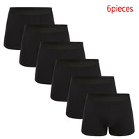 6Pcs/Set Men Panties Men's Underwear Male Brand Boxer And Underpants For Homme Luxury Set Shorts Box Slip Kit Student Briefs