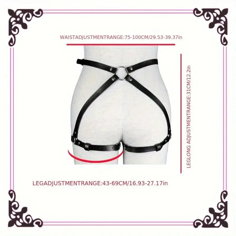 1 women's gothic punk belt | adjustable equipment belt | suitable for casual and party wear | party wear belt | Y2K fashion belt