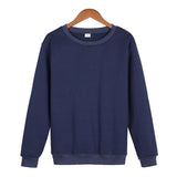 Men Casual Solid Color Sweatshirt