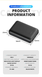 Power Bank 10000mAh/5V3A Portable Charging Powerbank Mobile Phone External Battery Fast Charging Warm Palace Belt Heating USB
