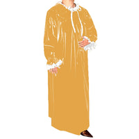 Casual PVC Latex Look Long Maxi Dress