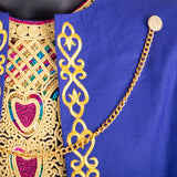 African Clothes for Men Agbada , Shirts, Pants, and  Hats 4 Piece Set - A2216013