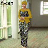 African Dresses for Elegant Patchwork Women Gown