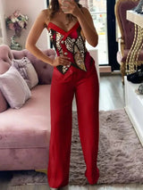 Summer Women Casual Pants Matching Suit