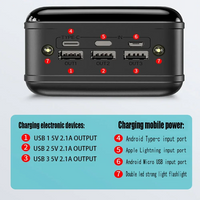 2023 NEW Genuine Fast Charging 100000mAh /98000mAh Power Bank Large Capacity Mobile Power Universal 5V 2.1A Fast Charging
