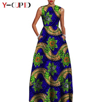 African Dresses for Matching Couple Outfits for Party Vestidos Y23C067