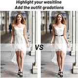 Women Skinny Belt for Dresses Ladies Fashion Elastic Belts Waist Band Cinch Waistband