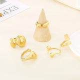 Luxury Rings Anillo Gifts For Women - Stainless Steel 304 - KR111374-GC