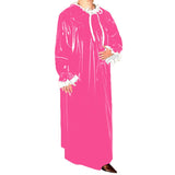 Casual PVC Latex Look Long Maxi Dress