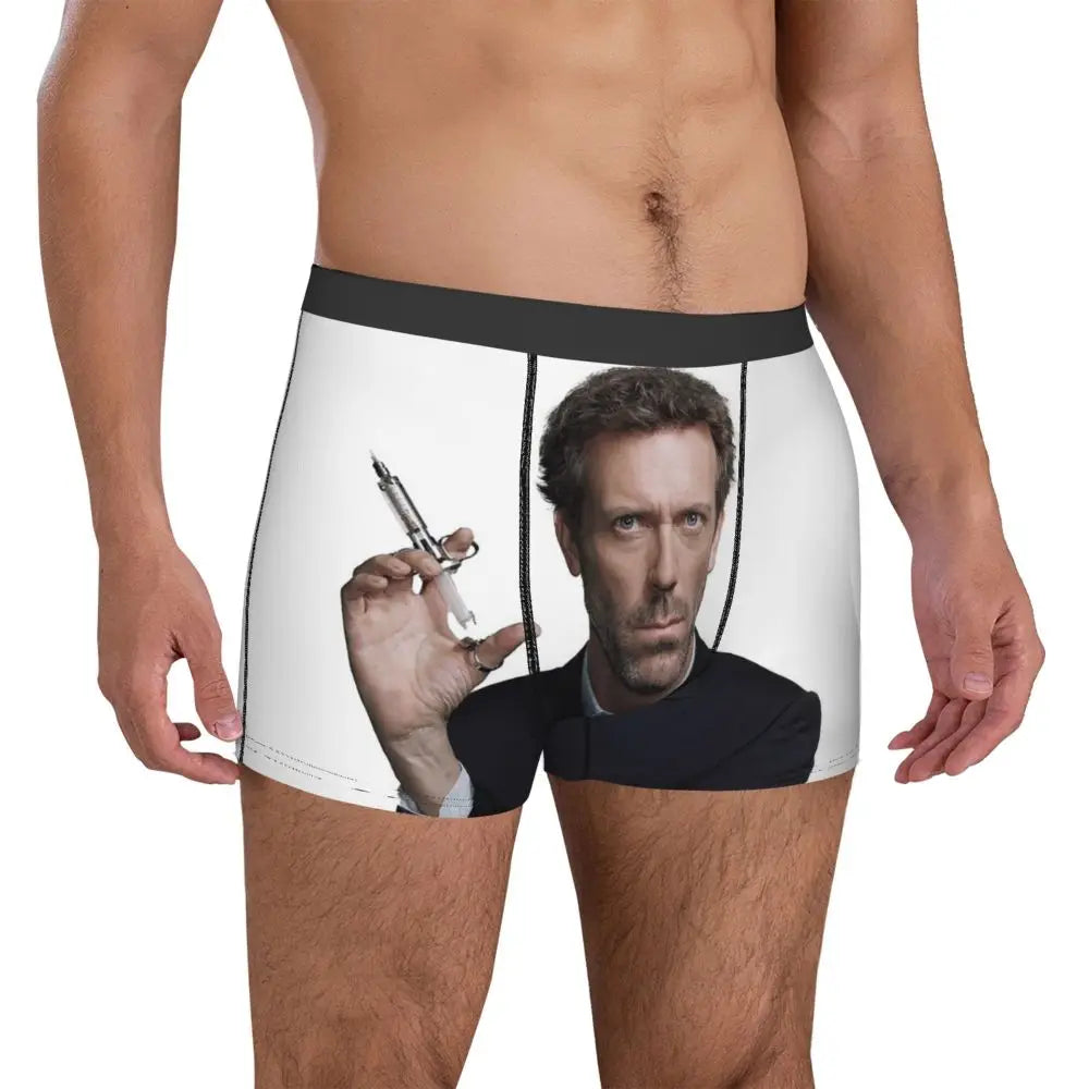 Boxer Underpants Shorts House MD Panties Men Soft Underwear for Homme Man Boyfriend Gifts