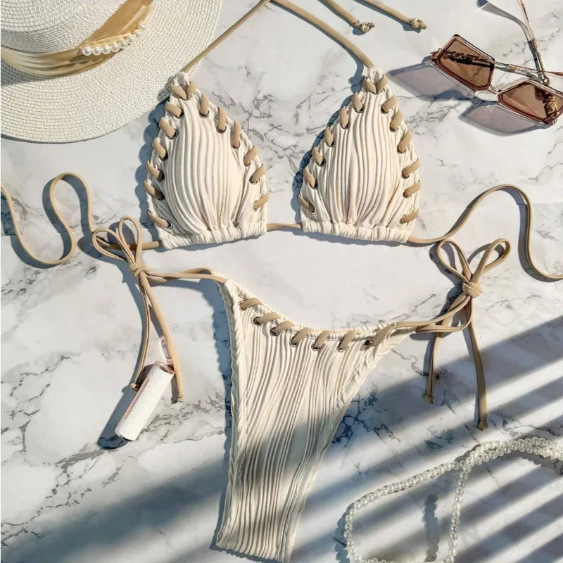 Female Sexy Swimsuit Brazilian Bikini Set