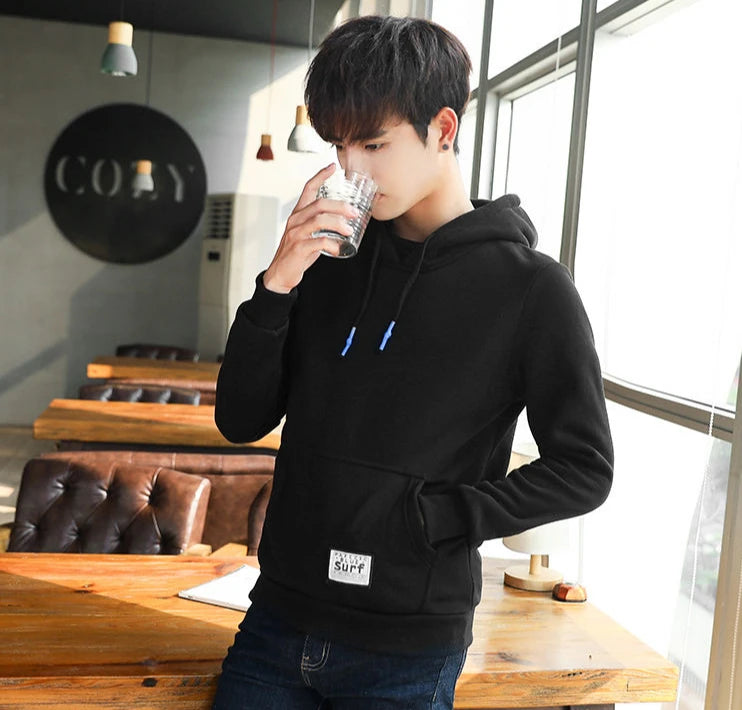 Men's Fleeced Hooded Sweatshirt