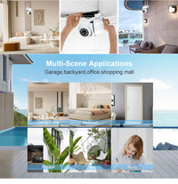 8MP Wireless Security Survillance PTZ Camera Wifi IP Outdoor 4X Zoom Cameras AI Human Tracking Two-way Audio HD Night Color Cam