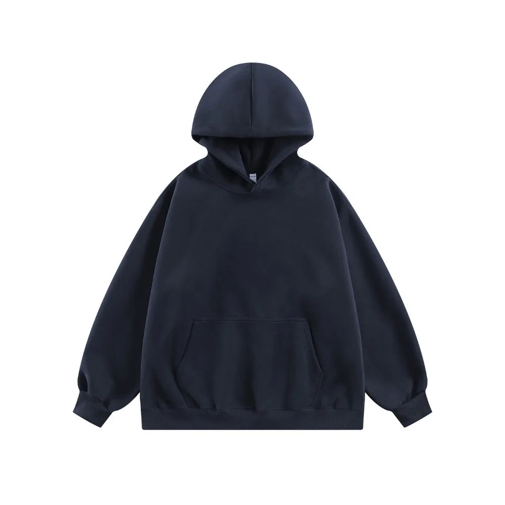 Simple Solid Color Hoodie