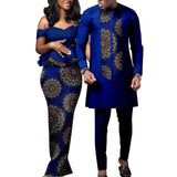 African Couple Dress Outfits Shirt and Pant for  Wedding