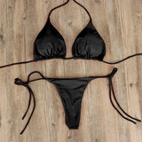 Brazilian Swimsuit Bra Thong Two Pieces Suit