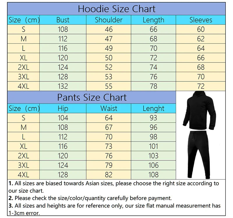 Hot Sales Mens Tracksuit Print Casual Hooded Sweatshirts 2 Pcs Set Outdoors Sports Jogging Mens Clothing Fashion Streetwear 2025