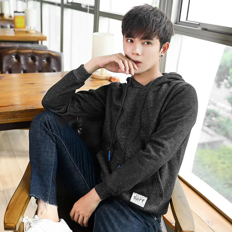 Men's Fleeced Hooded Sweatshirt