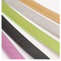 Women's Belt Fashion Trend Personality Design Versatile Jeans Girdle Hip Hop Girl Rose Red Pu Silver Buckle Waistband