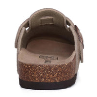 Soft Cork Crestar Genuine Suede Clogs for Women