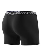 4 pieces of men's sports underwear, soft, breathable and comfortable sweatpants