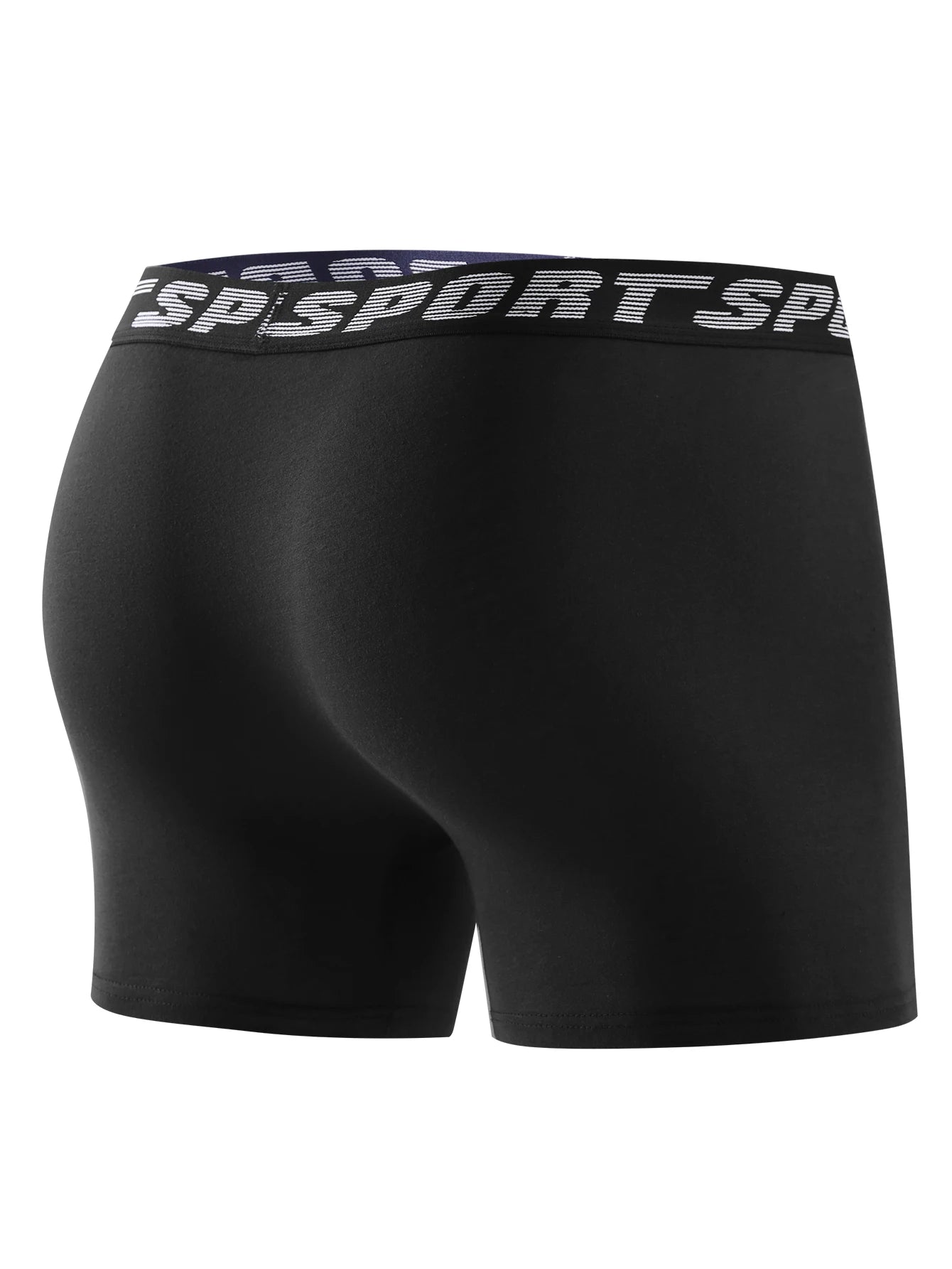 4 pieces of men's sports underwear, soft, breathable and comfortable sweatpants