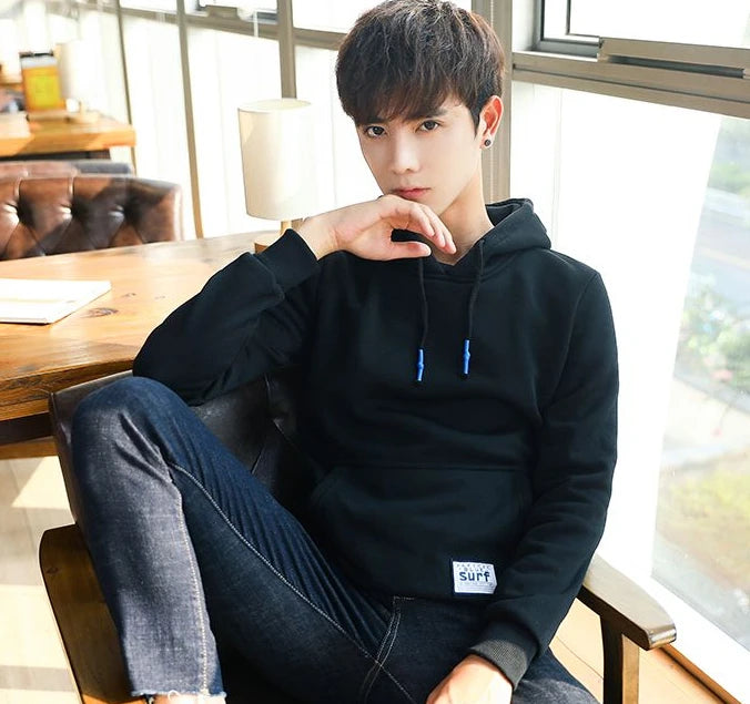 Men's Fleeced Hooded Sweatshirt