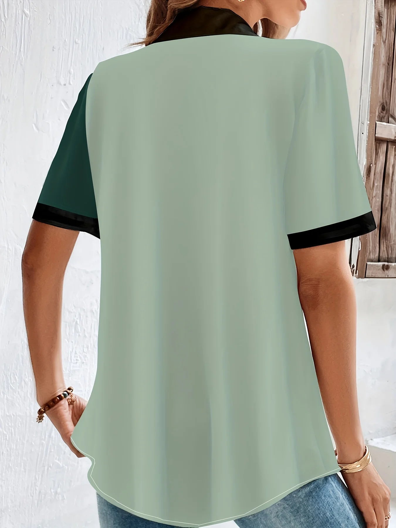 Women's Plus Size Chic Elegant Shirt For Chubby