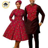 African couple to match outfits Sets - Y22C075