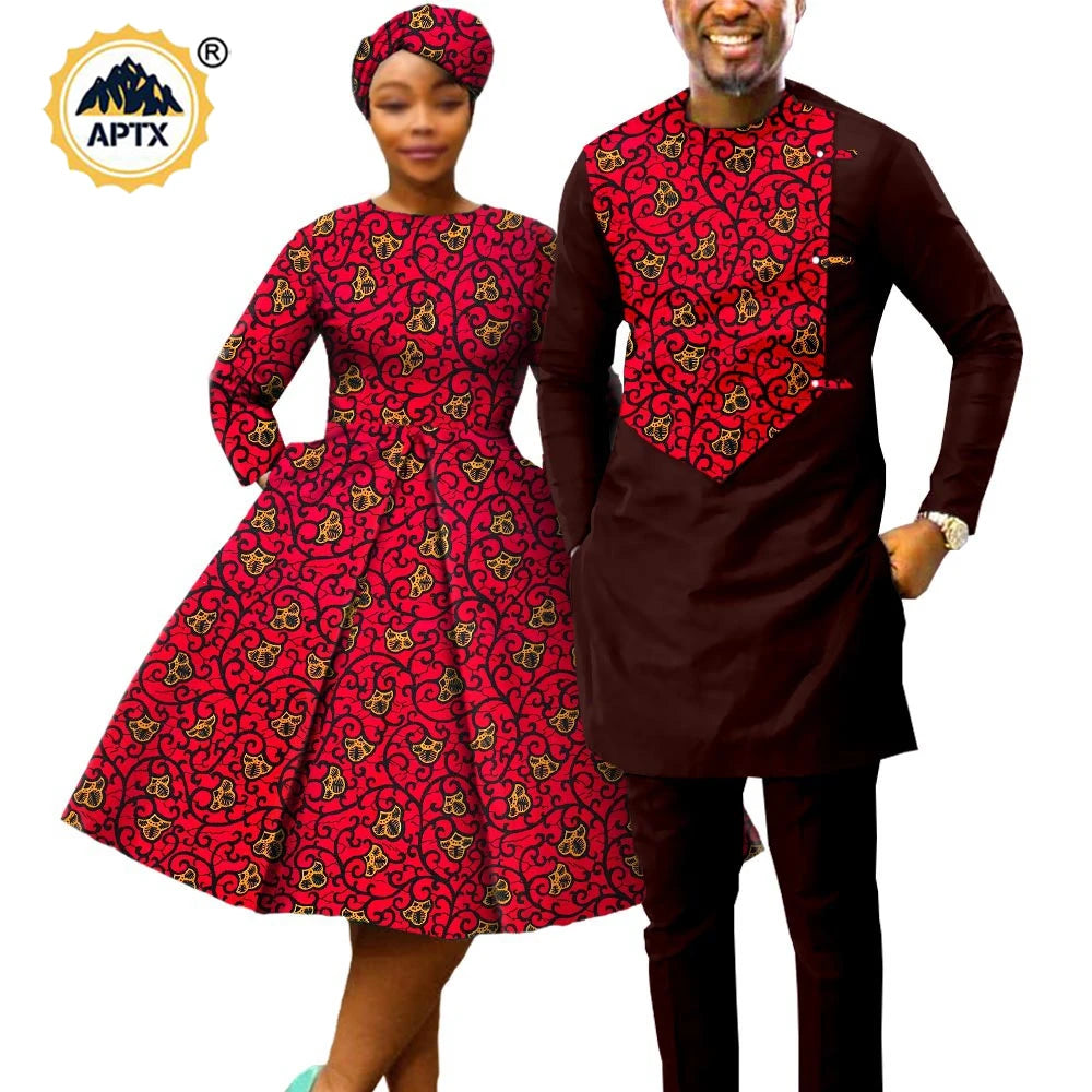 African couple to match outfits Sets - Y22C075