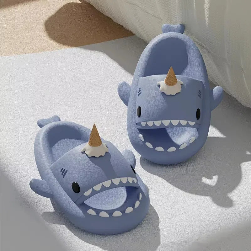 Funny Indoor Thick Ice Cream Shark Slides