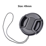 Camera Lens Cap High-quality 40.5mm 49mm 52mm 55mm 58mm 62mm 67mm 72mm 77mm 82mm Snap on Front Lens Cap for Camera