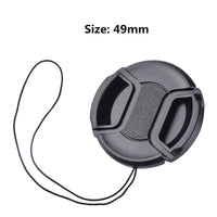 Camera Lens Cap High-quality 40.5mm 49mm 52mm 55mm 58mm 62mm 67mm 72mm 77mm 82mm Snap on Front Lens Cap for Camera