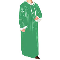 Casual PVC Latex Look Long Maxi Dress