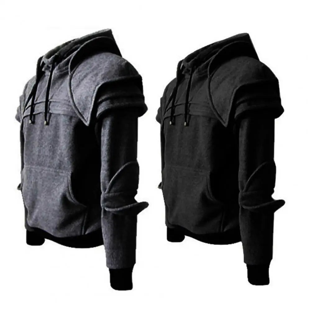 Men Gothic Hip Hop Hooded Sweatshirt