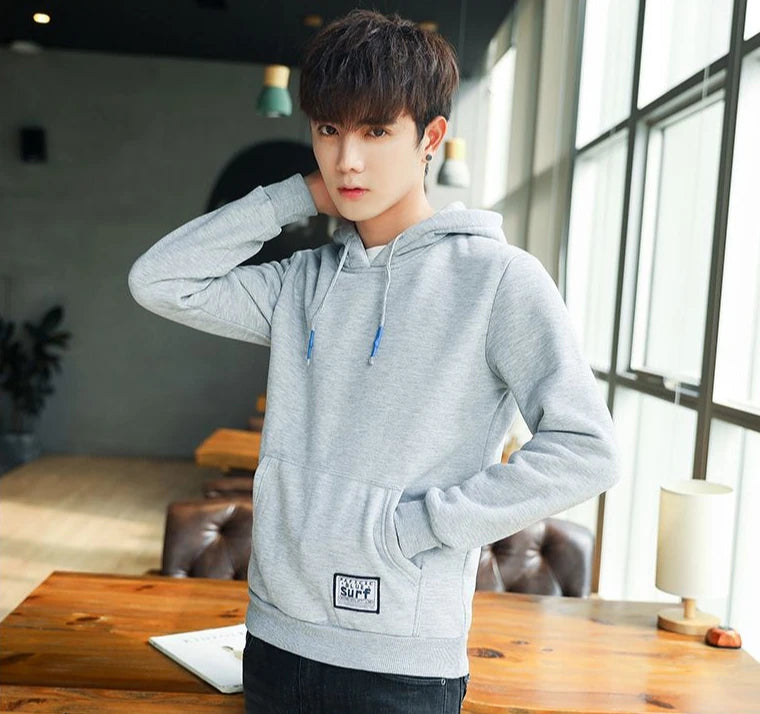 Men's Fleeced Hooded Sweatshirt