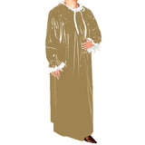 Casual PVC Latex Look Long Maxi Dress