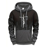 Mens Tracksuit Casual Printing Splash-ink Hooded Sweatshirts Sports Jogging Mens Clothing Autumn Winter Single Piece Tops Pants