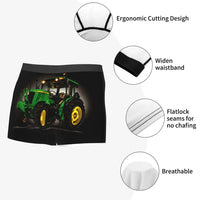 Custom Tractor Boxers Shorts Mens Briefs Underwear Fashion Underpants