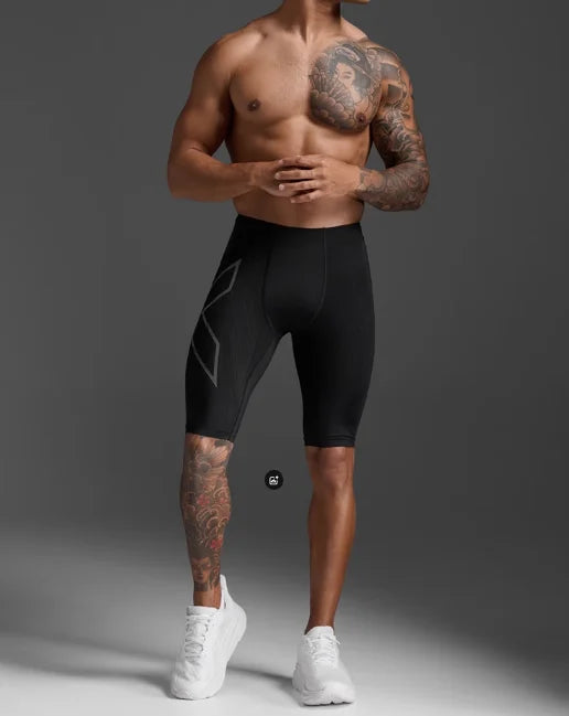 Men Boxers Compression Shorts Sports Underwear Underpants Gym Shorts Quick-Drying Sweatpants Moisture Absorption