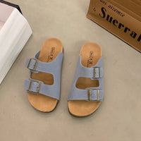 Casual Anti-Skid Flat Fabric Slides