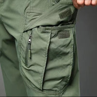Men's M-5XL Autumn Spring Fall Elastic Camping Hiking Trekking Finshing Hunting Pants Outdoor Cycling Tactical Cargo Trousers