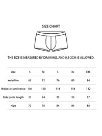 5-pack fashionable men's boxer shorts, comfortable, soft, fashionable, printed, casual and versatile men's underwear