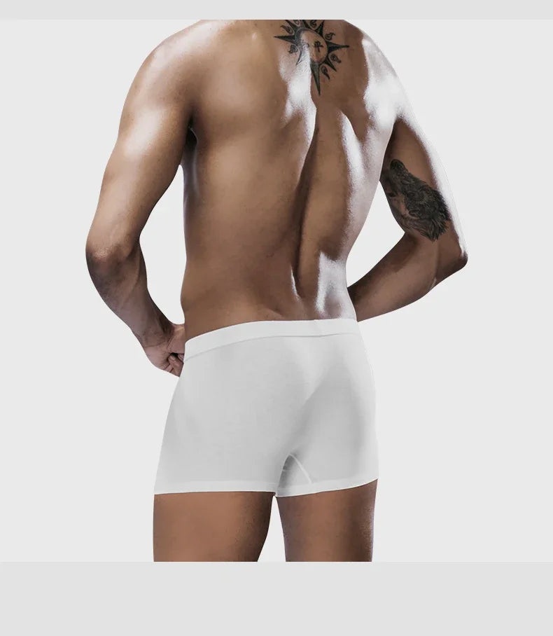 1pc/3pcs Set Men's Underwear Cotton Boxers Shorts U Pouch Panties Boy's Underpants Male Youth Clothing Homme Luxury Underware