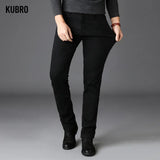 Soft Stretch Black Biker Denim Pants