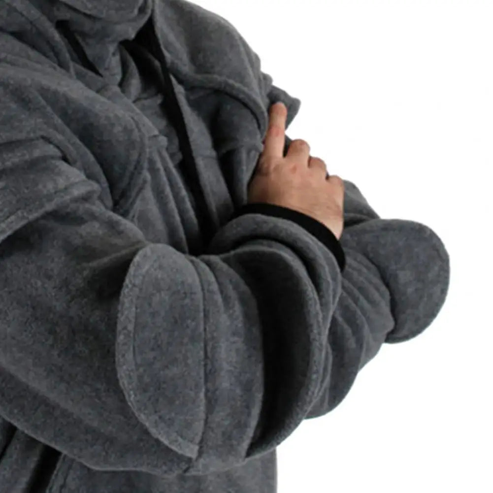 Men Gothic Hip Hop Hooded Sweatshirt