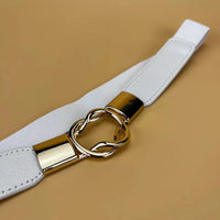 Women Skinny Belt for Dresses Ladies Fashion Elastic Belts Waist Band Cinch Waistband