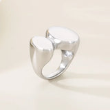 Luxury Rings Anillo Gifts For Women - Stainless Steel 304 - KR111374-GC