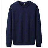 Men Casual Solid Color Sweatshirt